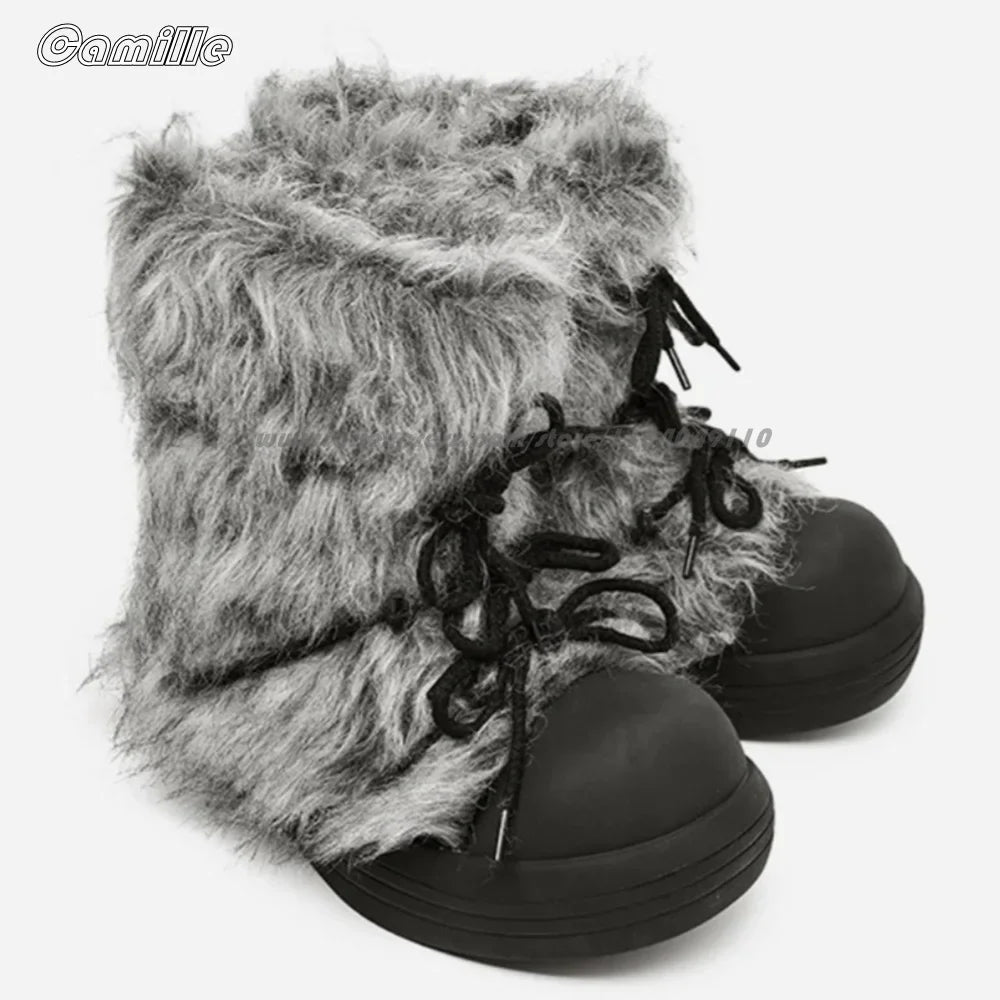 Yeti Varmfodrad boots, fuskpäls