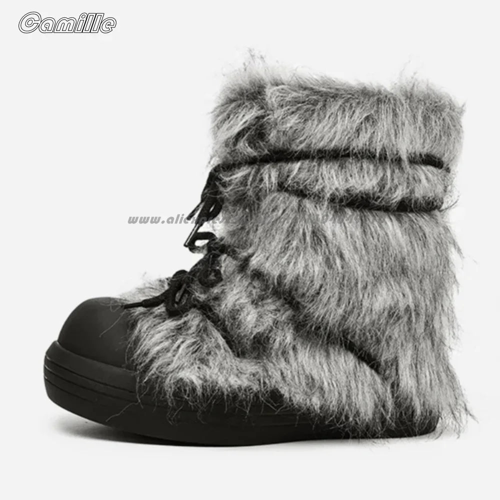 Yeti Varmfodrad boots, fuskpäls
