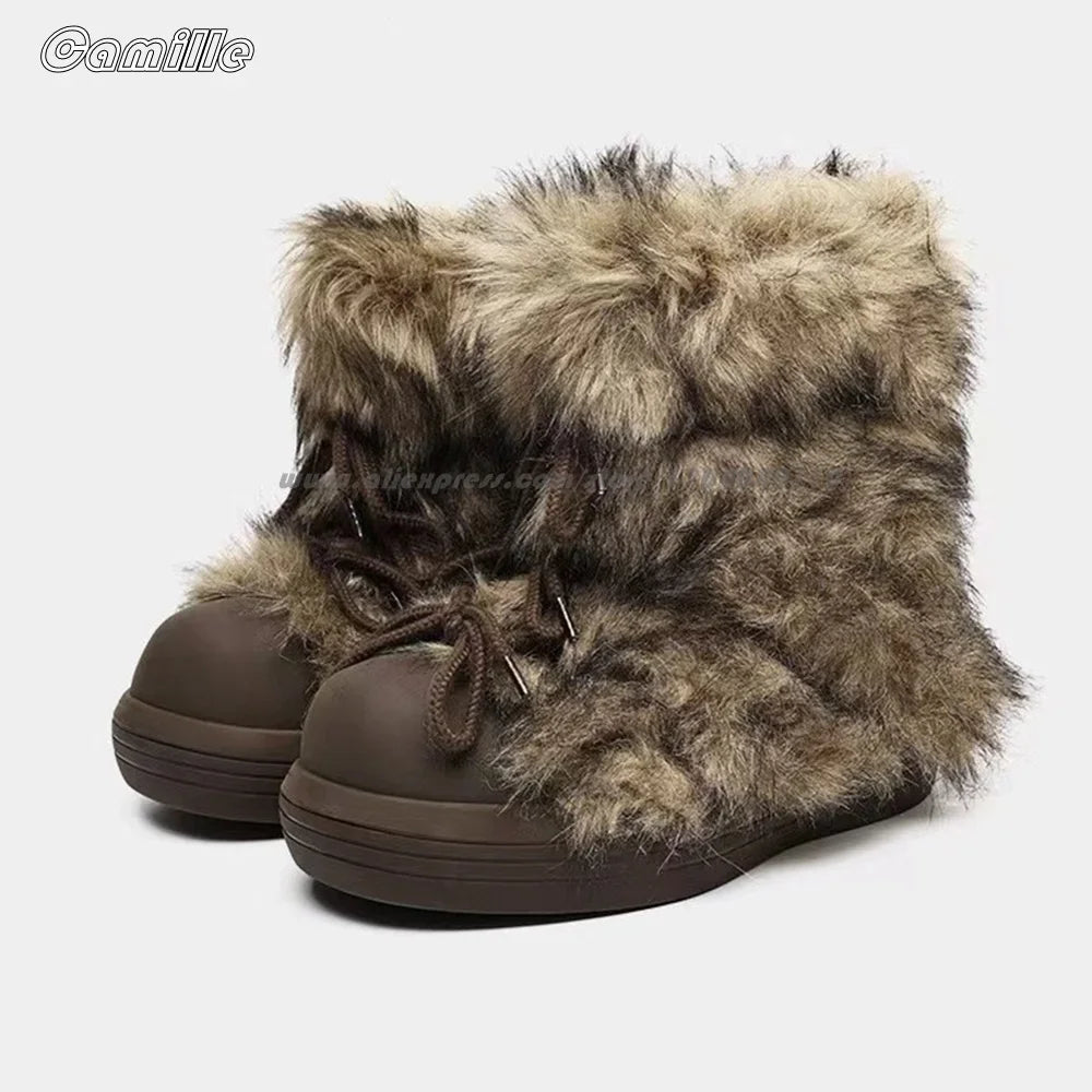 Yeti Varmfodrad boots, fuskpäls