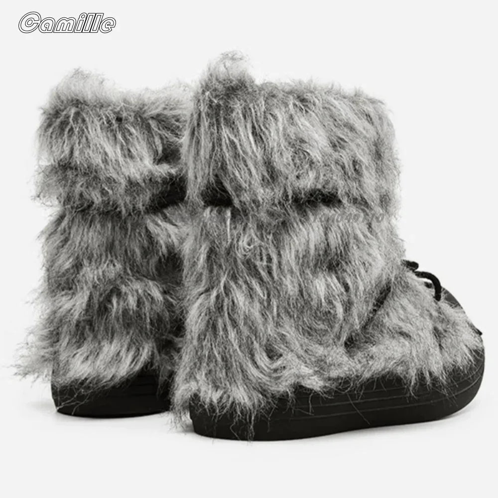 Yeti Varmfodrad boots, fuskpäls