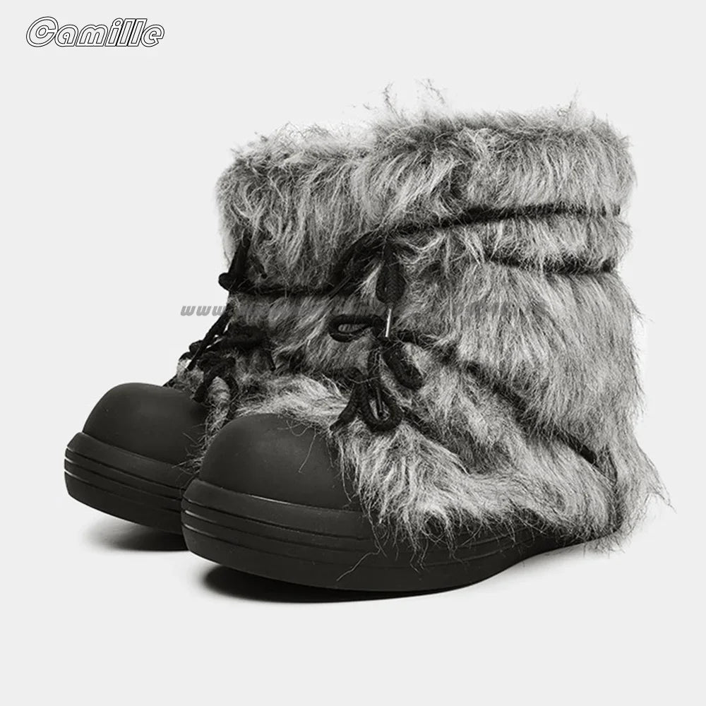 Yeti Varmfodrad boots, fuskpäls